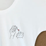 Nail Polish Finger Relaxed Weekender T-Shirt